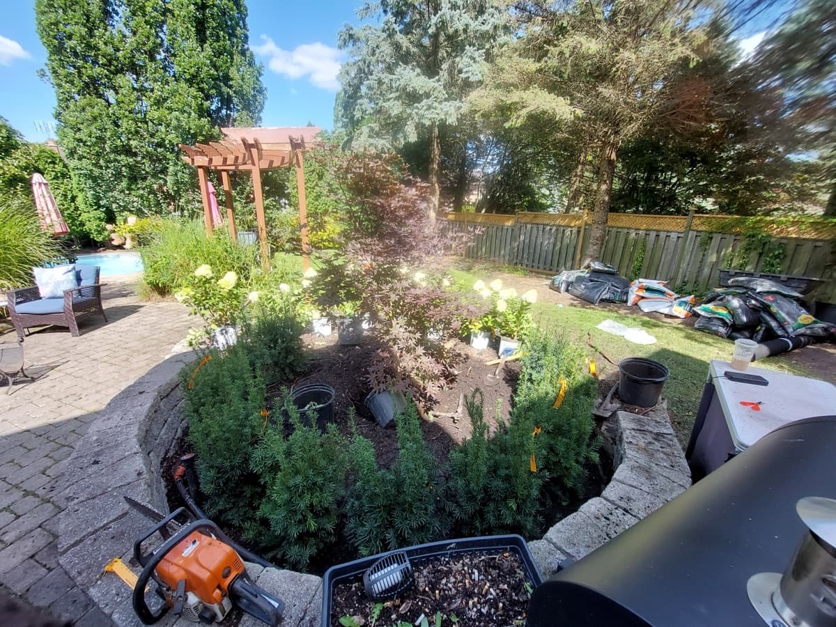 Large property fall cleanup complete